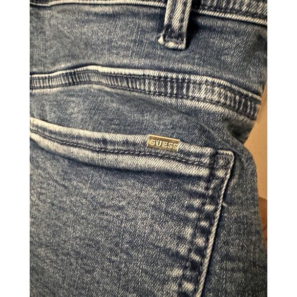 GUESS WOMEN'S ECO SHORT SLEEVE DEANA DENIM ROMPER Sz MEDIUM - Picture 5 of 7